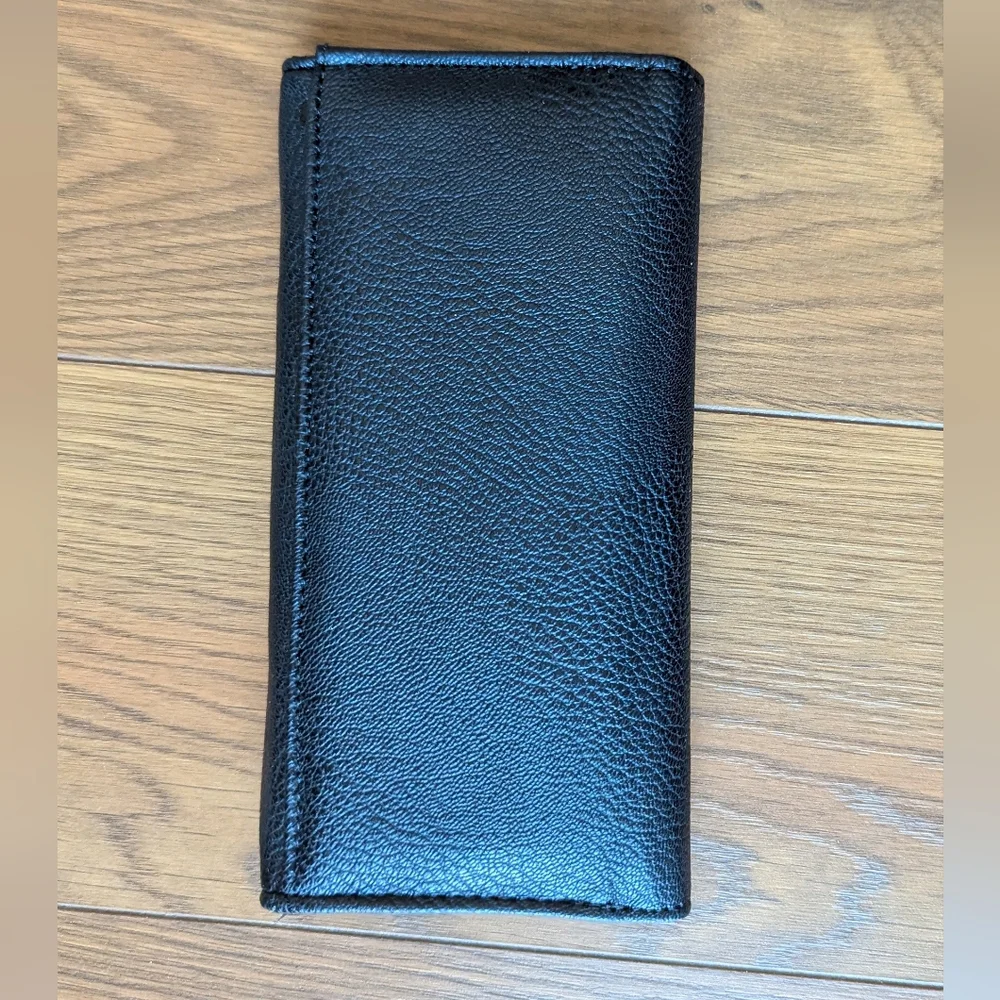 Embassy Trifold Wallet Black New with Tags Original Box
